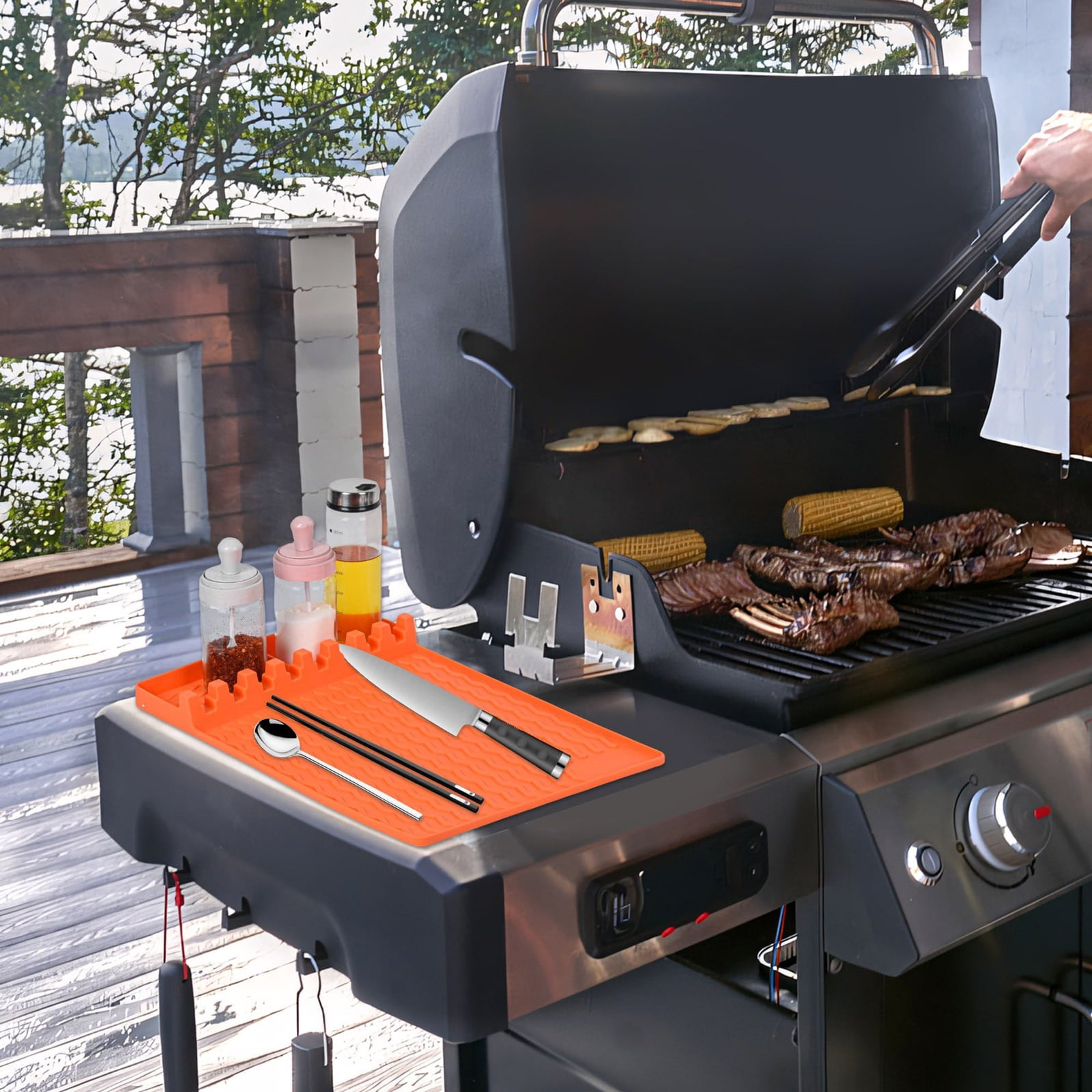 Silicone Griddle Tools Mat Silicone Grill Mats For Outdoor Grill