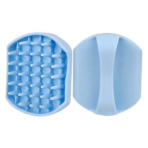 Silicone Grooming Bath And Massage Brush For Cats And Dogs For Washing Scrubbing And Shedding Control Size B 8.2x7x4cm