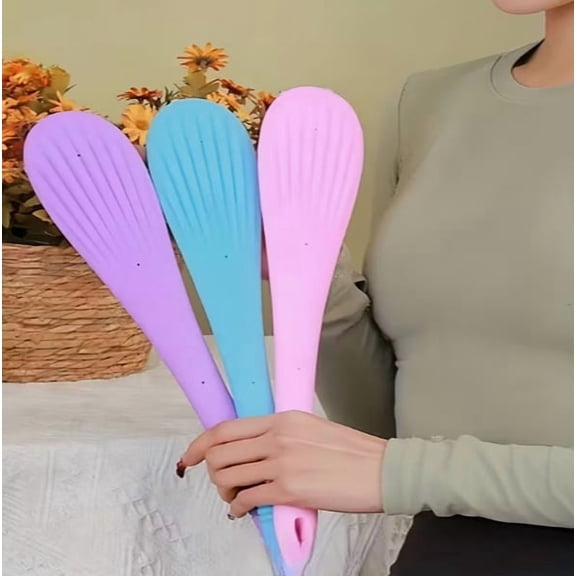 Silicone Gua Sha Board for Body Massage - Ergonomic Meridian Scraper for Muscle Tension Relief, Facial and Body Wellness Tool