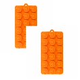 thumbnail image 1 of Silicone Halloween Pumpkin Baking Mold - 18-Cavity Mini for Candy Jelly, 1 of 5