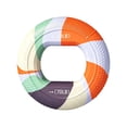 thumbnail image 1 of Silicone Hand Grip Ring With Textured Surface Forearm And Finger Strength Trainer For Workout Exercise Multicolour-7.85X2.5Cm, 1 of 5