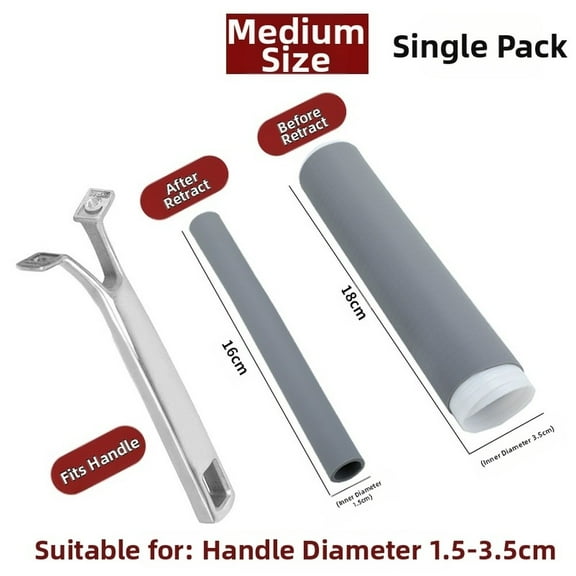 Silicone Handle Cover Heat Resistant For Pot And Pan Handles Easy Installation