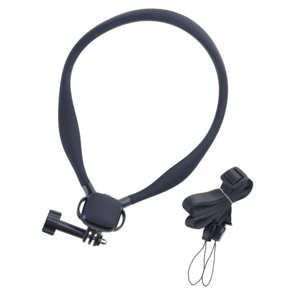 Silicone Hanging Neck Mount Holder for Action Camera Adjustable POVs Camera Straps