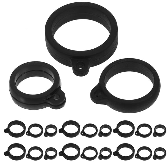 Silicone Hanging Ring Lanyard Rings Small Tools Belongings for Anti-lost Strap Portable 30 Pcs