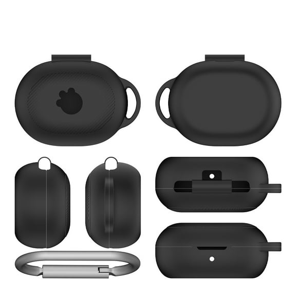 Silicone Headphone Case Cover For SteelSeries Arctis Game Buds Headphone Charging Case Drop-proof Shockproof Protective Case with Keychain