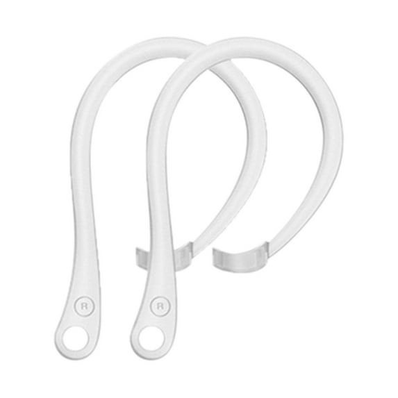 Silicone Headphone Ear Hooks - Soft Durable, Anti-, for Sports/Workout, 1 Pair, Multiple Colors, Secure Fit
