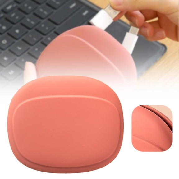 Silicone Headphone Organizer, Wired Earbuds Case, Earphone Case, Ear Bud Case Pouch, Case for Wired Earbuds, Data Cable Storage Case, Portable Mini Key Box Cord Organizer Pouch Bag Purse
