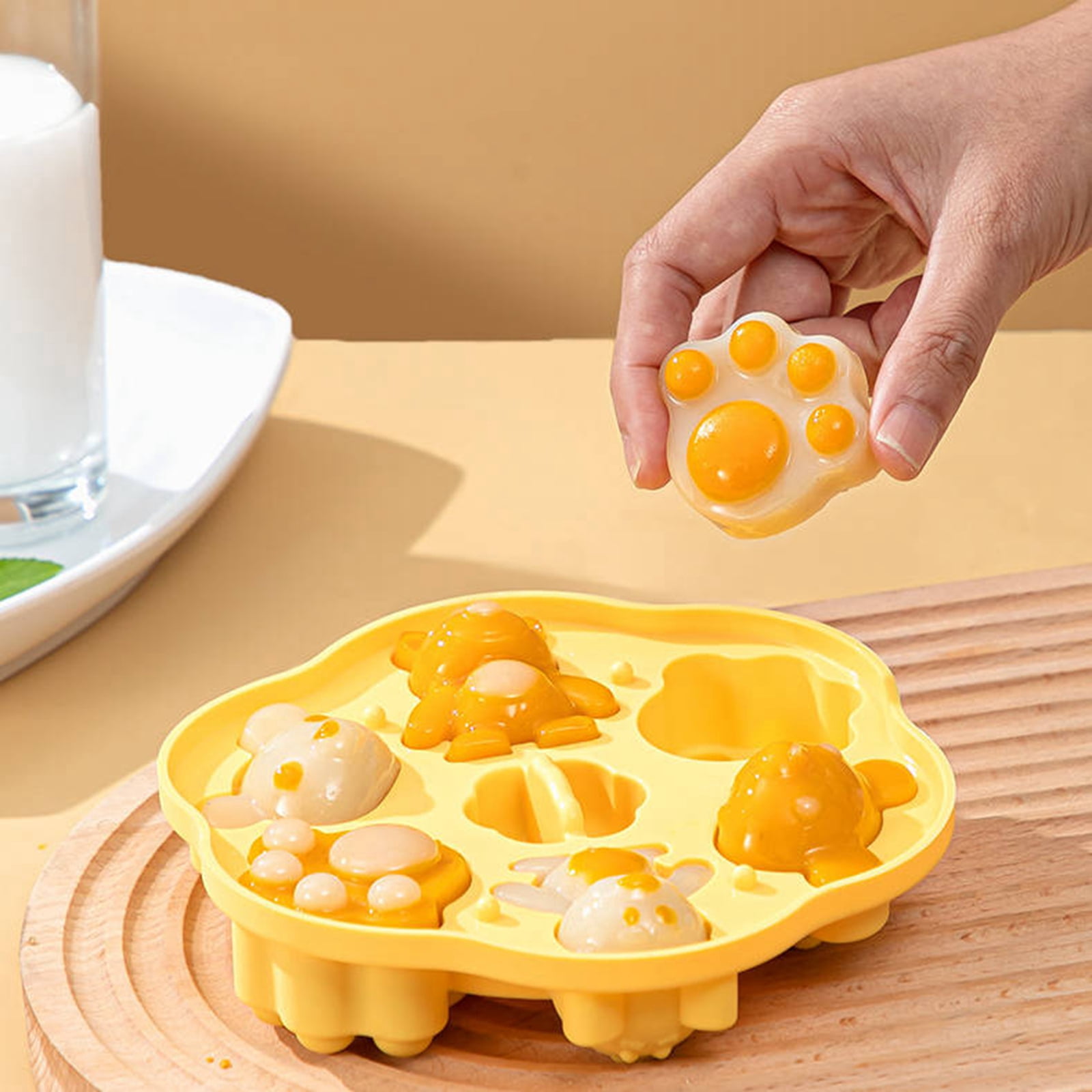 Silicone Heart Steamed Mold for Infant Complementary Food, Baby Baking ...