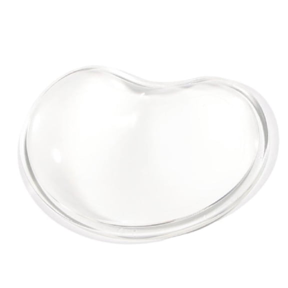 Silicone Heart-shaped Computer Mouse Wrist Pad 3D Wavy Comfort Gel Wrist Rests
