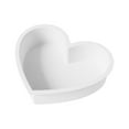 thumbnail image 1 of Silicone HeartShaped Cake Mold HeatResistant NonStick Flexible Baking Pan For Home Oven Microwave Jelly Mousse Preparation With Clear D Heart Outline For Valentine's Day, 1 of 5