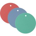 thumbnail image 1 of Silicone Heat Insulation Pad, Round Kitchen Coasters,style 3, 1 of 5