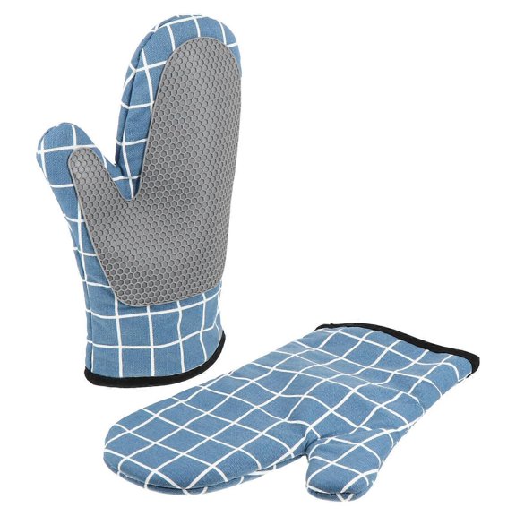 Silicone Heat-Resistant Baking Gloves Protective Heat Insulating 27.5x175cm 1 Pair