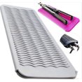 thumbnail image 1 of Silicone Heat Resistant Mat Pouch for Hair Straightener, Curling Iron, Flat Iron and Hot Hair Tools Gray, 1 of 5