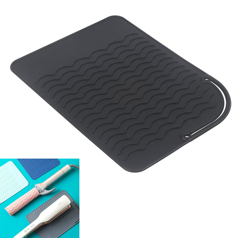 Silicone Heat Resistant Mat for Hair Straightener Flat Iron Curling Iron  Tool