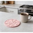 thumbnail image 1 of Silicone Heat Resistant Pad - Non-Slip Heat Insulation Mat, Durable Flexible Design, Multipurpose Pad for Hot Dishes Pots Pans Kitchen Countertop, Pink, 1pc, 1 of 6