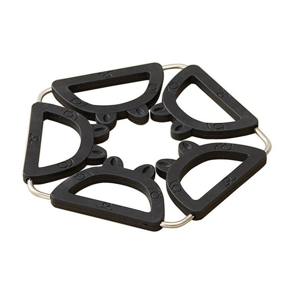 Silicone Heat Resistant Pot Mat - Non-Slip Thermal Insulation Pad for Hot Pots, Bowls & Dishes, Thickened Kitchen Countertop Protector with Hot Water Resistance for Dining Table & Household Use