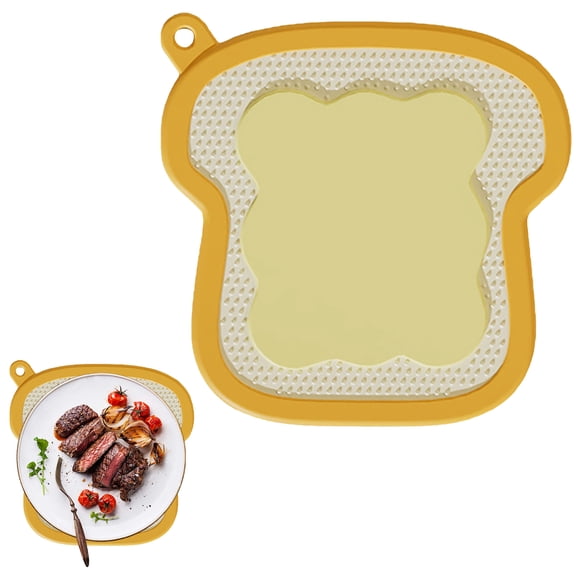 Silicone Heat Resistant Trivet Mat 16x16cm, Anti Scald Pot Holder for Pans and Hot Cups, Kitchen Counter Table Plate Mat for Dining Serving, 1 Mat