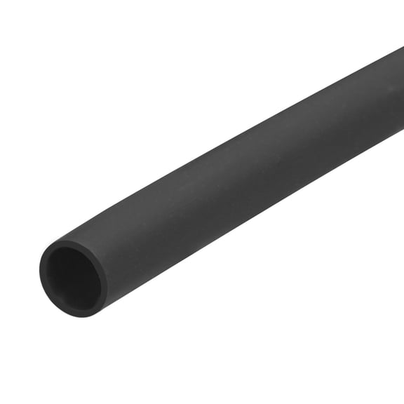 Silicone Heat Shrink Tubing 1.7:1 Ratio 5/32"(4mm) ID x 13/64"(5mm) OD 9.8ft Silicone Rubber Hose Black