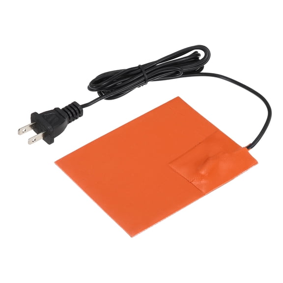 Silicone Heating Pads, 120V 150W Car Engine Block Oil Pan Heater Heater Strip for Constant Temperature 127mm x 102mm