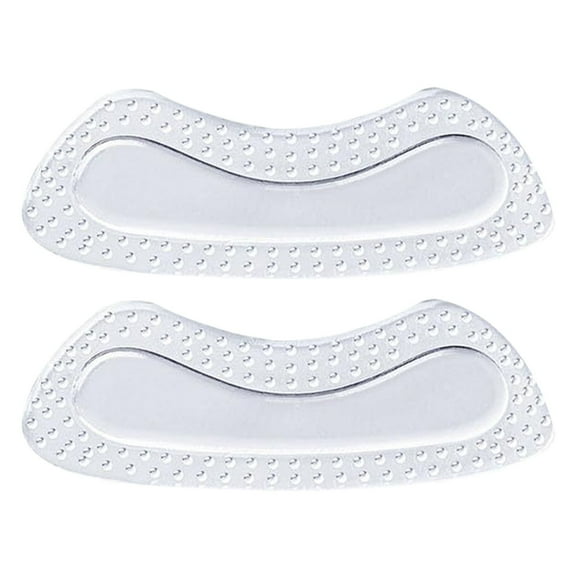 Silicone Heel Grips for Shoes | Stretchable Anti-Slip Pads | for Heels Boots Sneakers | Stops Rubbing Blisters | Comfortable Shoe Inserts(Clear)