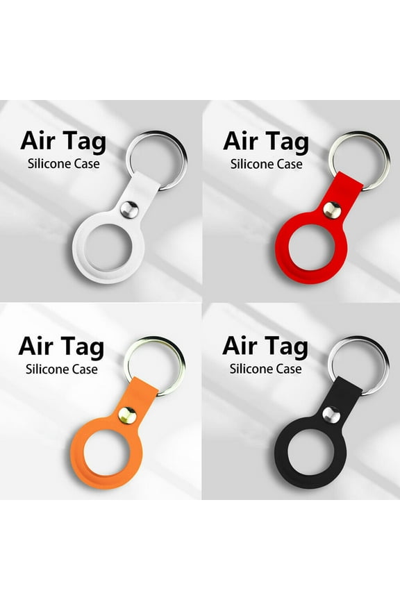 Key Ring Key Chain Carry Case for Air Tag [set of 4 pieces]
