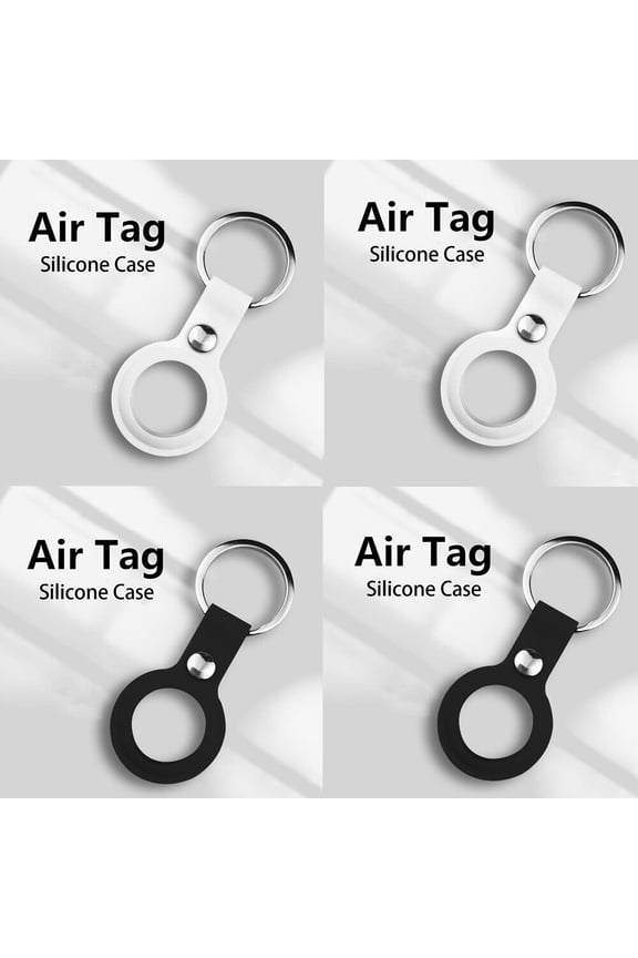 Key Ring Key Chain Carry Case for Air Tag [set of 4 pieces]