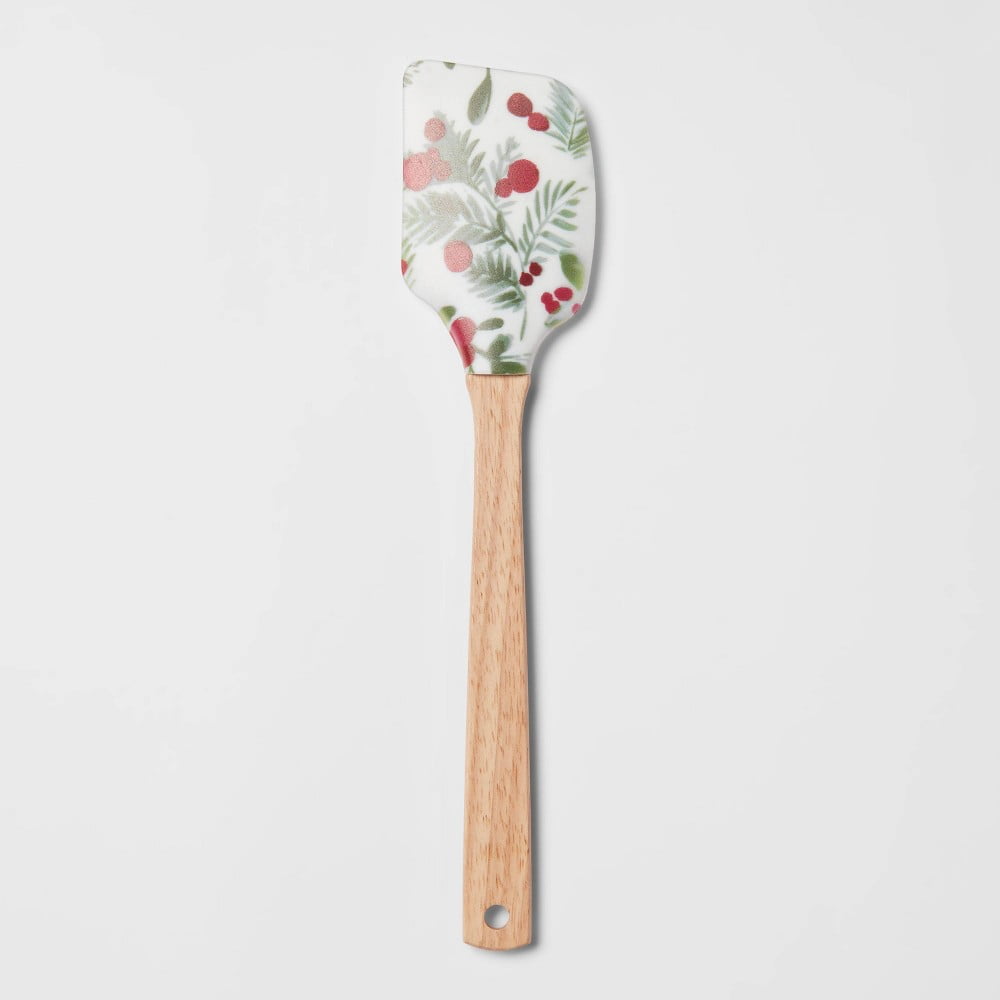spatula, silicone & wood handle pesto - Whisk