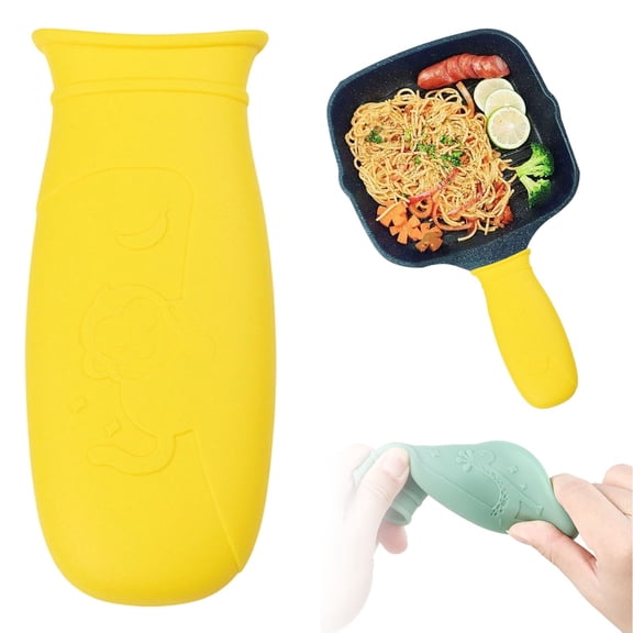 Silicone Hot Handle Holder – Non-Slip Grip Sleeve for Pots, Pans, Griddles, Cast Iron Skillets, Aluminum & Metal Cookware, Kitchen Heat Resistant