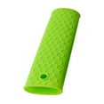 thumbnail image 1 of Silicone Hot Handle Holder Pan Handle Sleeve Pot Holders, Heat Resistant Cast Iron Skillet Handle Covers for Home Kitchen Restaurant Cooking, BBQ Baking Cookware, 1Pc, Multicolor(Green,6.1x1.9"), 1 of 6