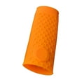 thumbnail image 1 of Silicone Hot Handle Holder Pan Handle Sleeve Pot Holders, Heat Resistant Cast Iron Skillet Handle Covers for Home Kitchen Restaurant Cooking, BBQ Baking Cookware, 1Pc, Multicolor(Orange,6.1x1.9"), 1 of 6