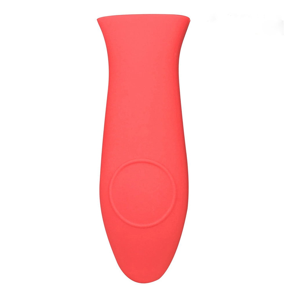 Silicone Hot Handle Holder Red Cast Iron Handle Cover for a Variety