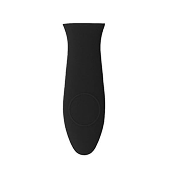 Silicone Assist Handle Holder,Silicone Pot Holders Set,Cast Iron Handle Cover Heat Resistant Pot Handle Covers Potholder Non Slip Reusable Pan Sleeve for Frying Pan Kitchen Supplies(Black)