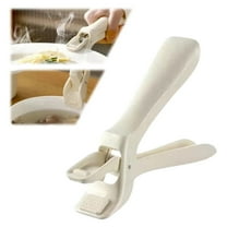 Silicone Hot Plate Clip, Heat Resistant Anti-Scald Bowl Gripper, Non-Slip Tongs for Dishes, Pans and Pots, Kitchen Helper Tool,Kitchen Gadget, Heat Resistant Clip,Beige,16x3.5cm