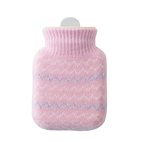 Silicone Hot Water Bottles 300ml With Covering Sleeve For Easy Heating And Long Time Warmth Water Bag Hands Warmer