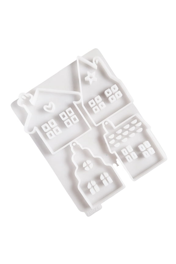 Silicone House Keychain Maker for Craft Enthusiasts Elegant Key Chain Mould