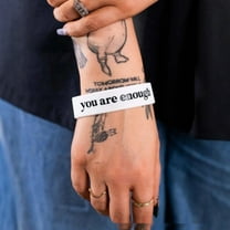 Silicone I Am Enough And You Are Enough Bracelet