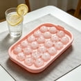 thumbnail image 1 of Silicone Ice Ball Maker for Whiskey Cocktails, Large Slow-Melting Sphere Ice Mold, Reusable Stackable Freezer ICE Maker Tray with Flexible Easy Release Design, 1 of 6