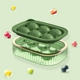 thumbnail image 1 of Silicone Ice Ball Mold Sphere Tray Easy Release Whiskey Cooler Giant Round Ice Cube Maker Household Bar,Ice Ball Mold,Whiskey Stone,1PC,Green, 1 of 4