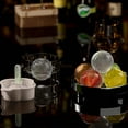 thumbnail image 1 of Silicone Ice Ball Molds, Large Round Ice Trays, Reusable Freezer Spheres, Cocktail, Whiskey, Beverage, Set of 1, 1 of 9