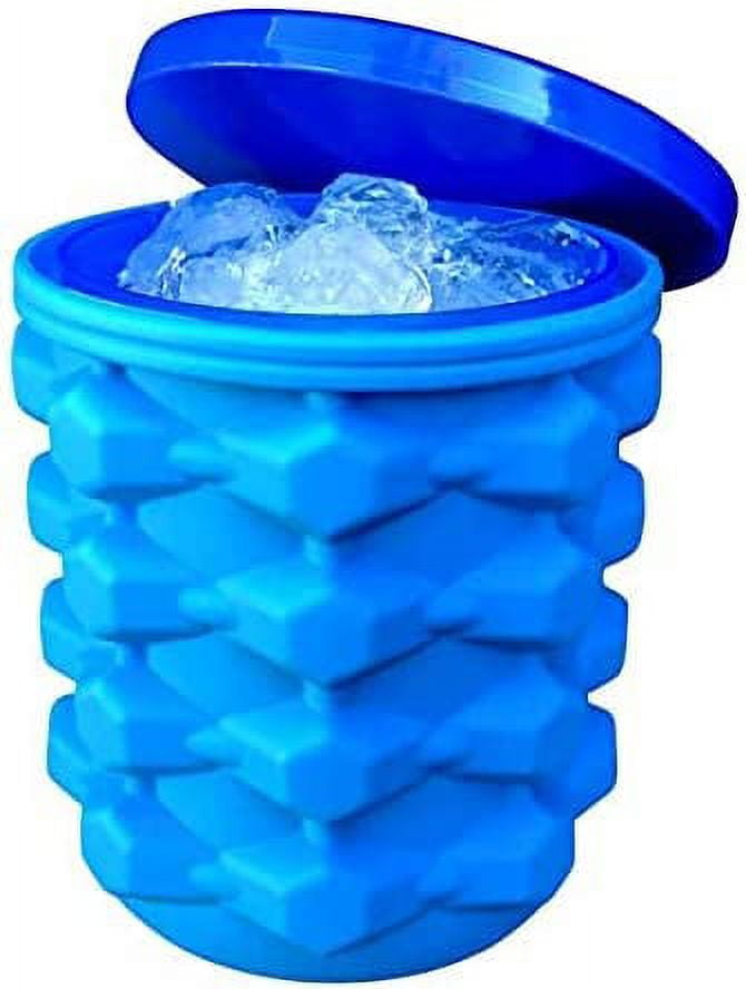 Silicone Ice Bucket For Freezer Cube Maker, Ice Cup Mold