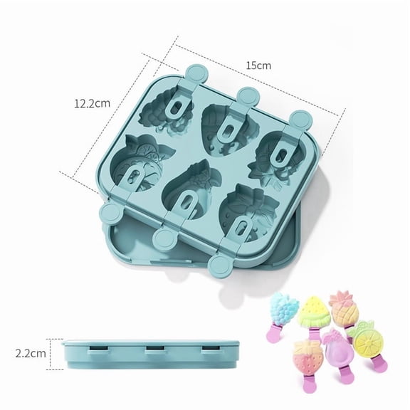 Silicone Ice Cream Mold for Kids - Fun and Safe Popsicle Maker Tool for Homemade Treats
