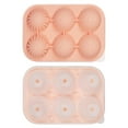 thumbnail image 1 of Silicone Ice Cube Mold, Food Grade Silicone Whiskey Ice Maker with Spherical and Angular Ice Cubes, Easy Release Ice Tray for Household and Cocktail Use, 1 of 6