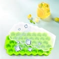 thumbnail image 1 of Silicone Ice Cube Molds with Sealing Lid, 37-Ice Trays, Reusable, Safe Hexagonal Ice Cube Molds, for Chilled Drinks, , , Food, 1 of 4