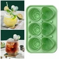 thumbnail image 1 of Silicone Ice Cube Tray, 3 Rose & 3 Heart Shaped Ice Cube Tray,3D Rose and Heart Shaped Ice Molds, Cute Ice Cube Tray,Ice Ball Maker Mold for Cocktails Whiskey Drink, Valentine's Day Silicone Mold, 1 of 7