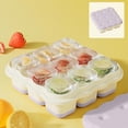 thumbnail image 1 of Silicone Ice Cube Tray Easy Release Freezer Mold Food Grade Ice Maker Tray for Drinks Cocktail Whiskey Juice Reusable Stackable Kitchen Freezer Storage Ice Making Tool, 1 of 6