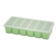 thumbnail image 1 of Silicone Ice Cube Tray with Lid Large Freezer Mold for Soup Sauce Baby Food BPA Free Stackable Flexible Silicone Ice Maker 1 fl oz Capacity 6 Cavities Blue, 1 of 6