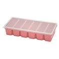 thumbnail image 1 of Silicone Ice Cube Tray with Lid Large Freezer Mold for Soup Sauce Baby Food BPA Free Stackable Flexible Silicone Ice Maker 1 fl oz Capacity 6 Cavities Blue, 1 of 6