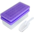 thumbnail image 1 of Silicone Ice Cube Tray with Novelty Christmas Moulds, Red, 32.5 x 18 cm, 1 of 5
