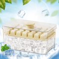 thumbnail image 1 of Silicone Ice Cube Tray with One-Push Release, Quick Pop Out Ice Mold for Freezer, Kitchen Ice Making Tool., 1 of 4
