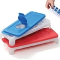 Silicone Ice Cube Trays for Freezer Freeze Pop Holders Set of 2